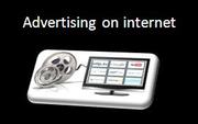 Advertising on internet through online video creation service. 