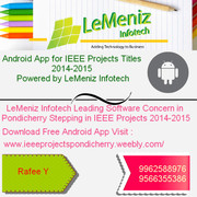 IEEE Projects in Pondicherry