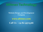 Excellent web Design Company in Udupi